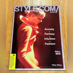 Style.com Print Fashion Magazine Fall 2012 *Alber Elbaz